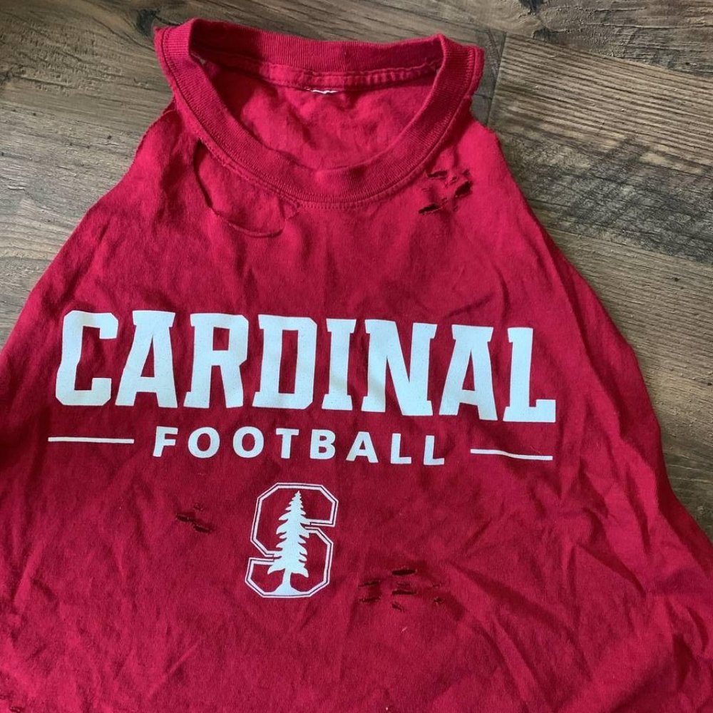 Stanford Football Handmade Cropped Top